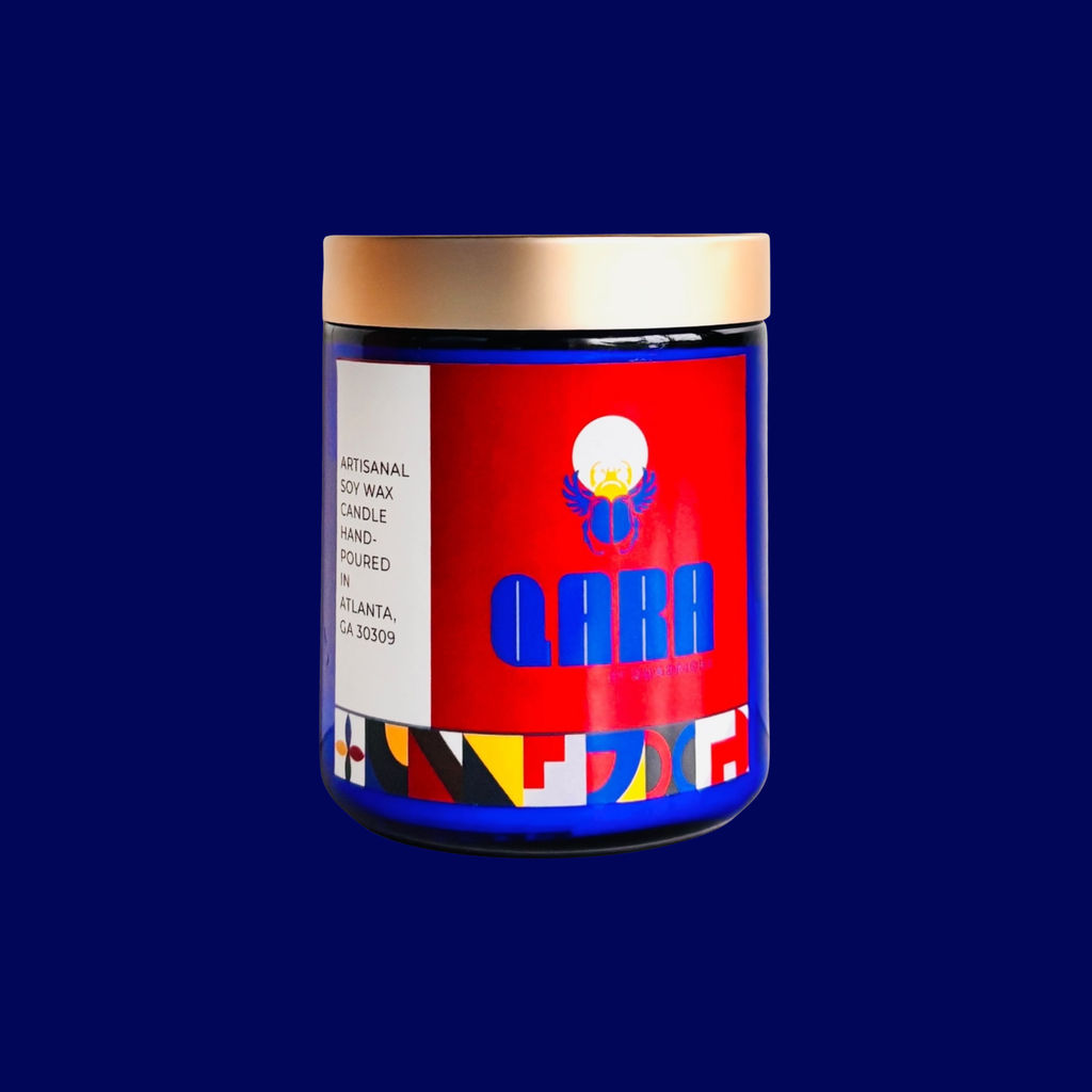 Ambrosia QARA by Quadriche cherry blossom scented fragrance coconut soy wax candle 