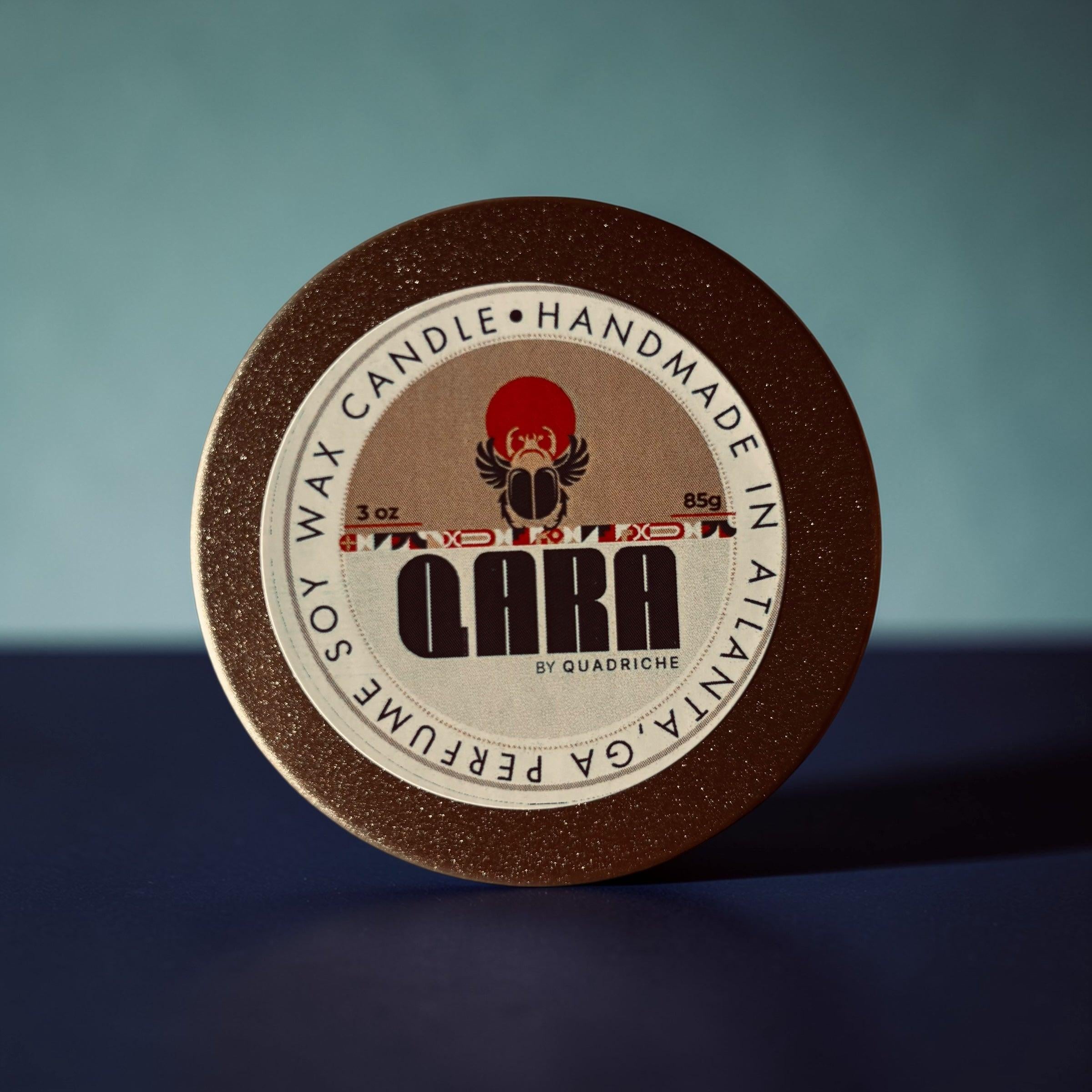 Souks of Marrakesh champagne tin discovery travel candle 3 oz by Quadriche 