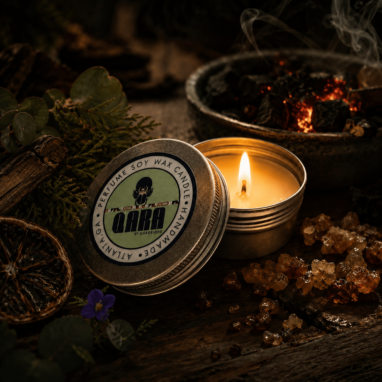 Ember & Ink Discovery Travel Candle (3oz) - Quadriche - Travel Candle