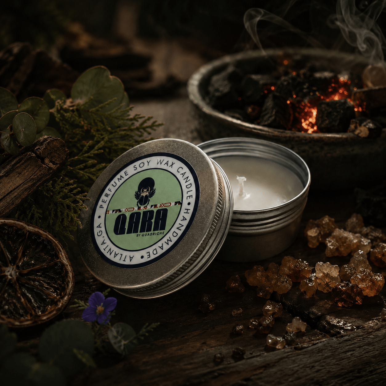 Ember & Ink Discovery Travel Candle (3oz) - Quadriche - Travel Candle