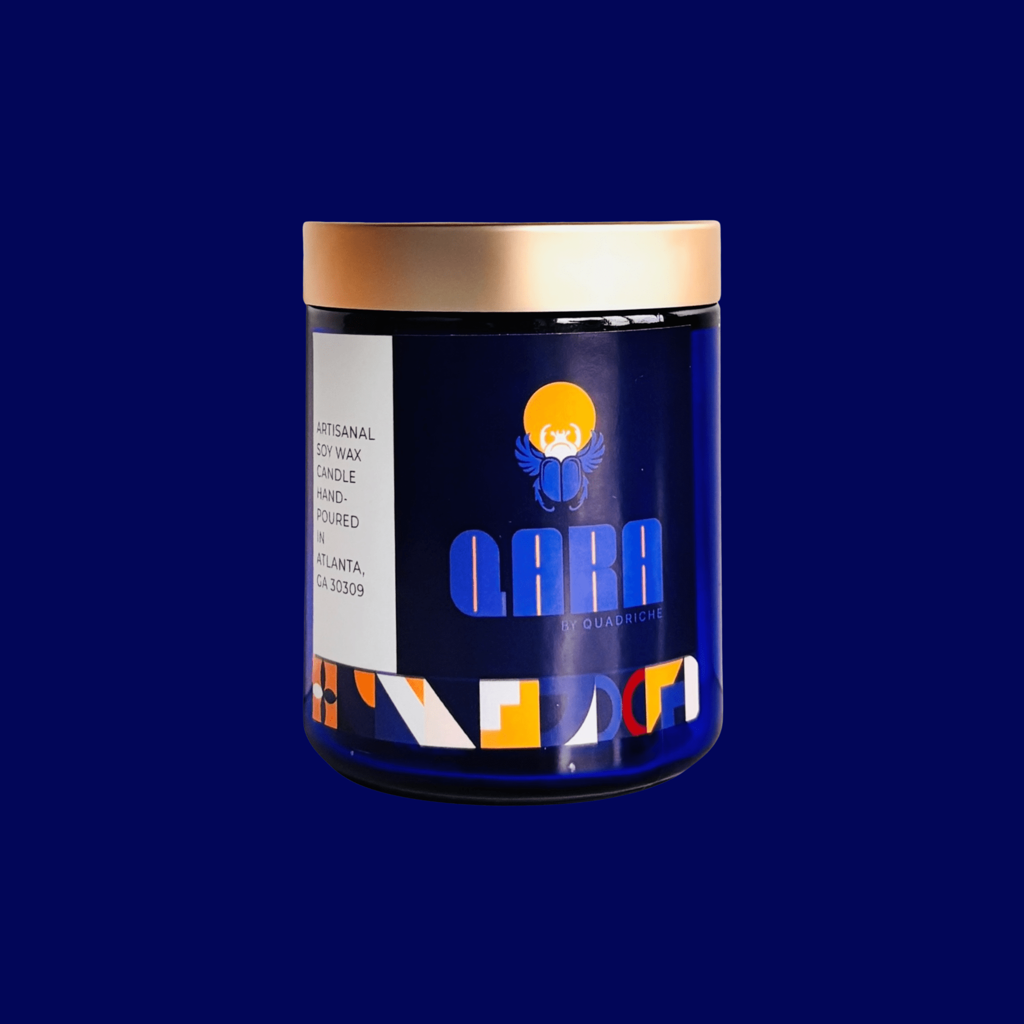 EMBER & INK Peppercorn Leather Soy Jar Candle - Quadriche - Candle