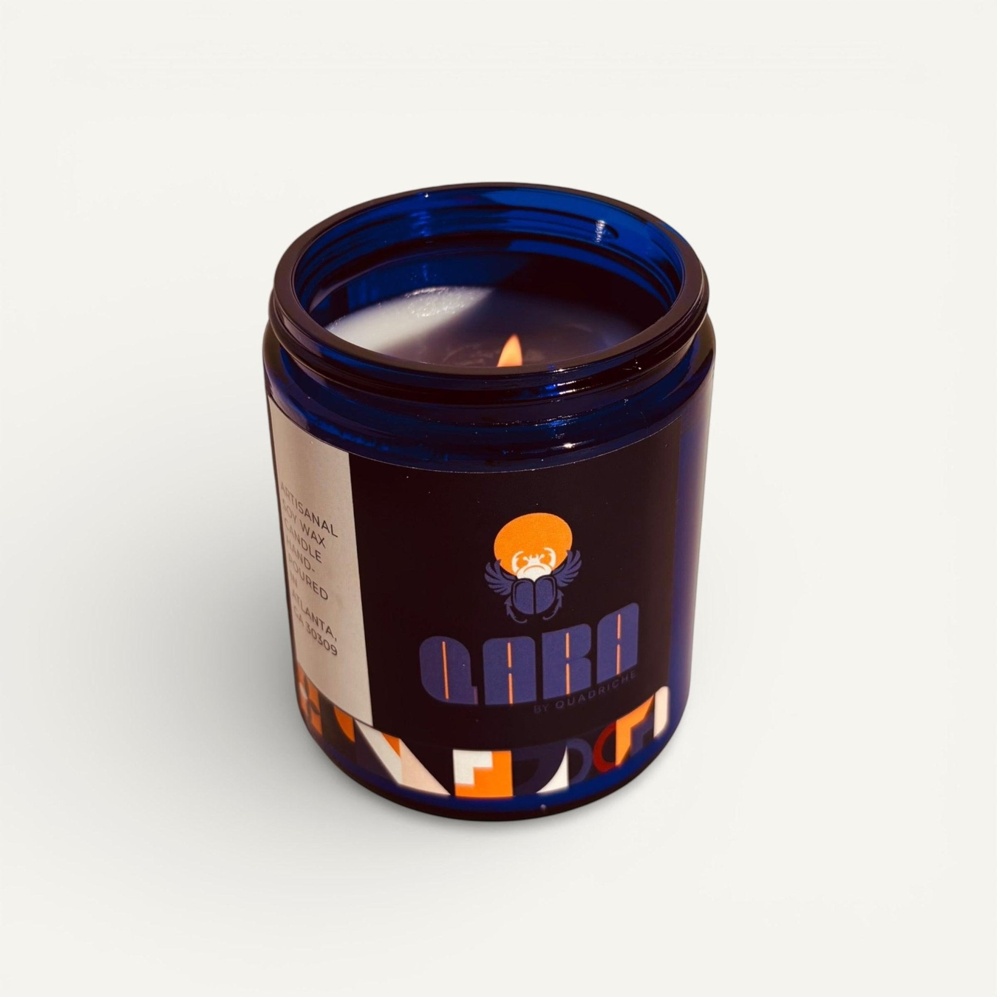 EMBER & INK Peppercorn Leather Soy Jar Candle - Quadriche - Candle