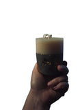 Monolith I No. 011 Insta - Quadriche - Mixed Media Candle