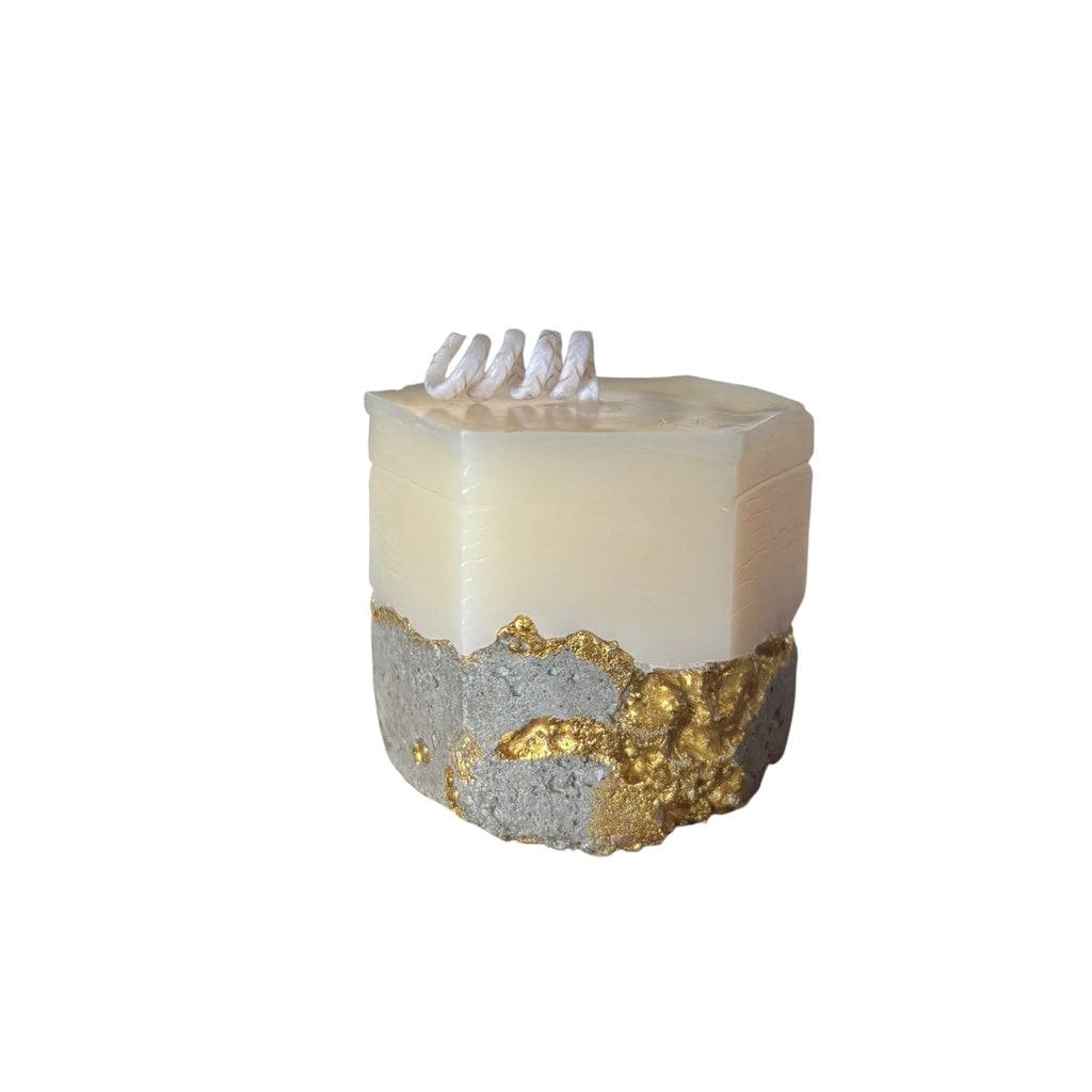 Monolith I No. 013 Concrete Candle - Quadriche - Mixed Media Candle