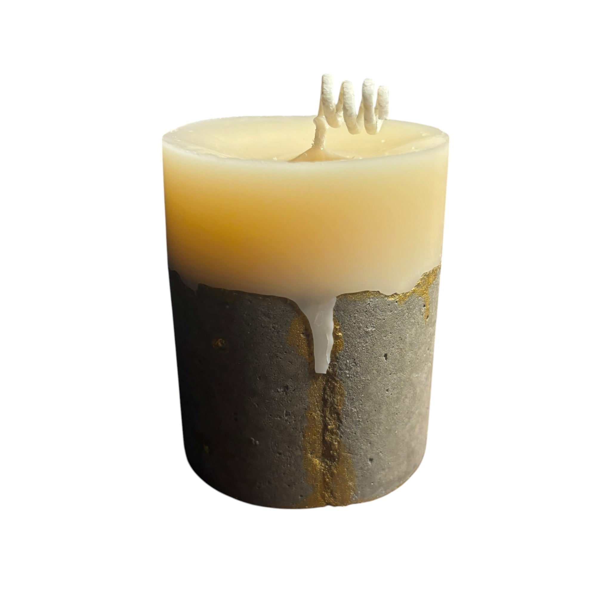Monolith I No. 021 Concrete Candle - Quadriche - Mixed Media Candle