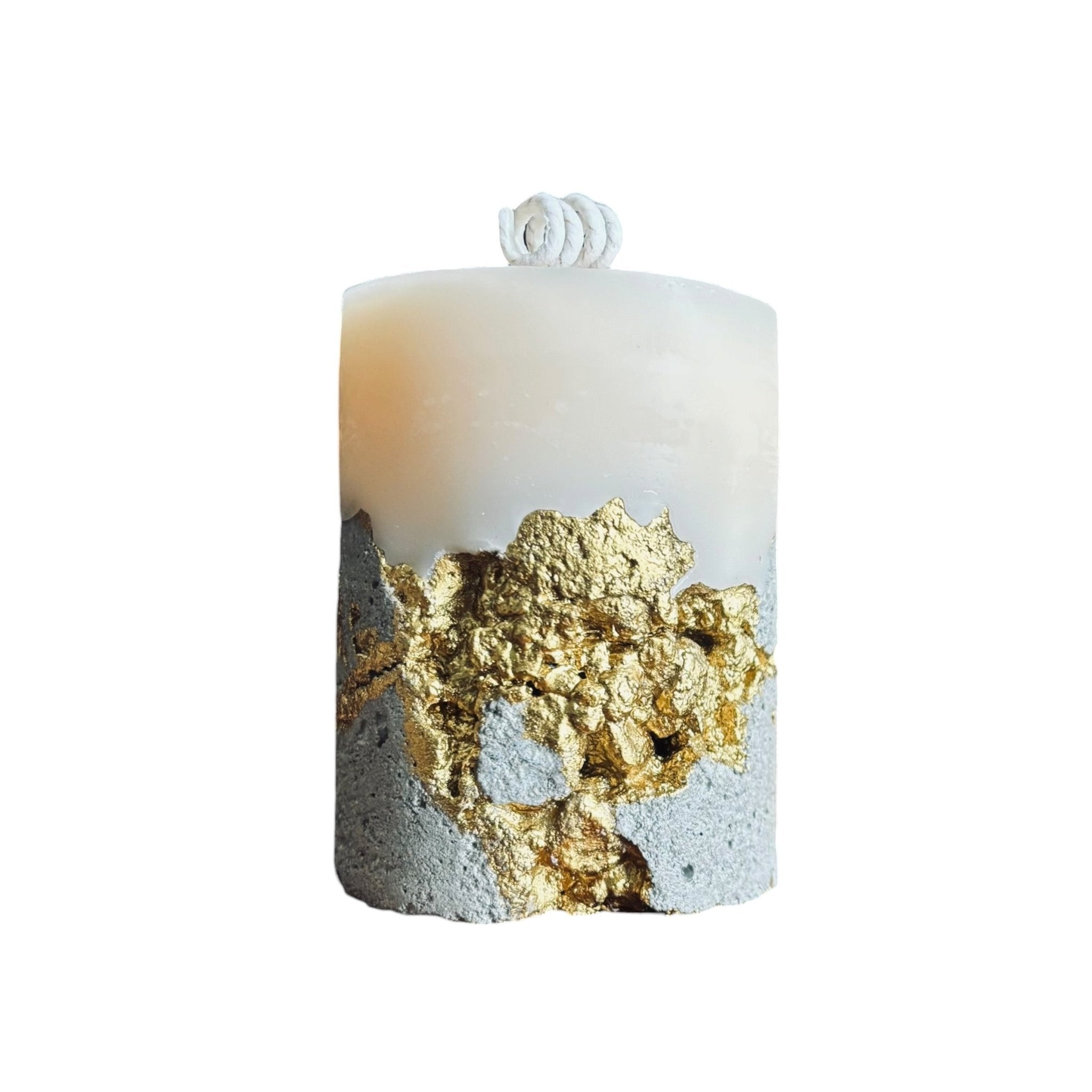 Monolith I No. 024 Concrete Candle - Quadriche - Mixed Media Candle
