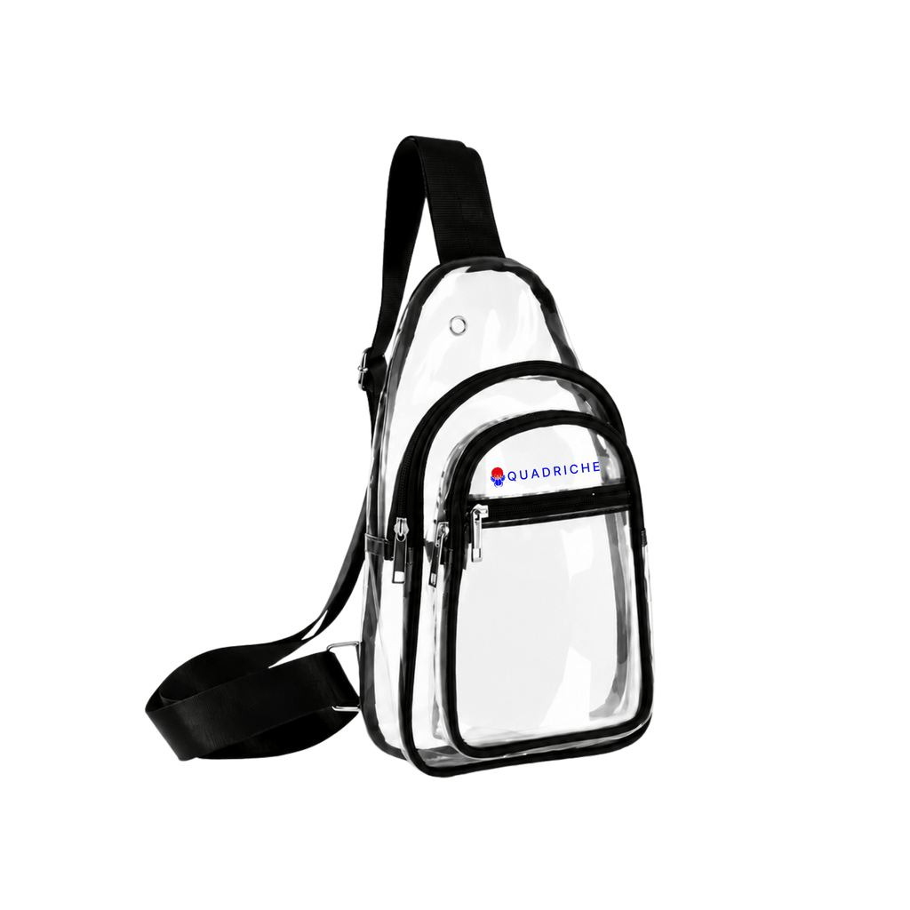 Quadriche Clear Stadium Crossbody Bag - Quadriche - Clear Stadium Bag