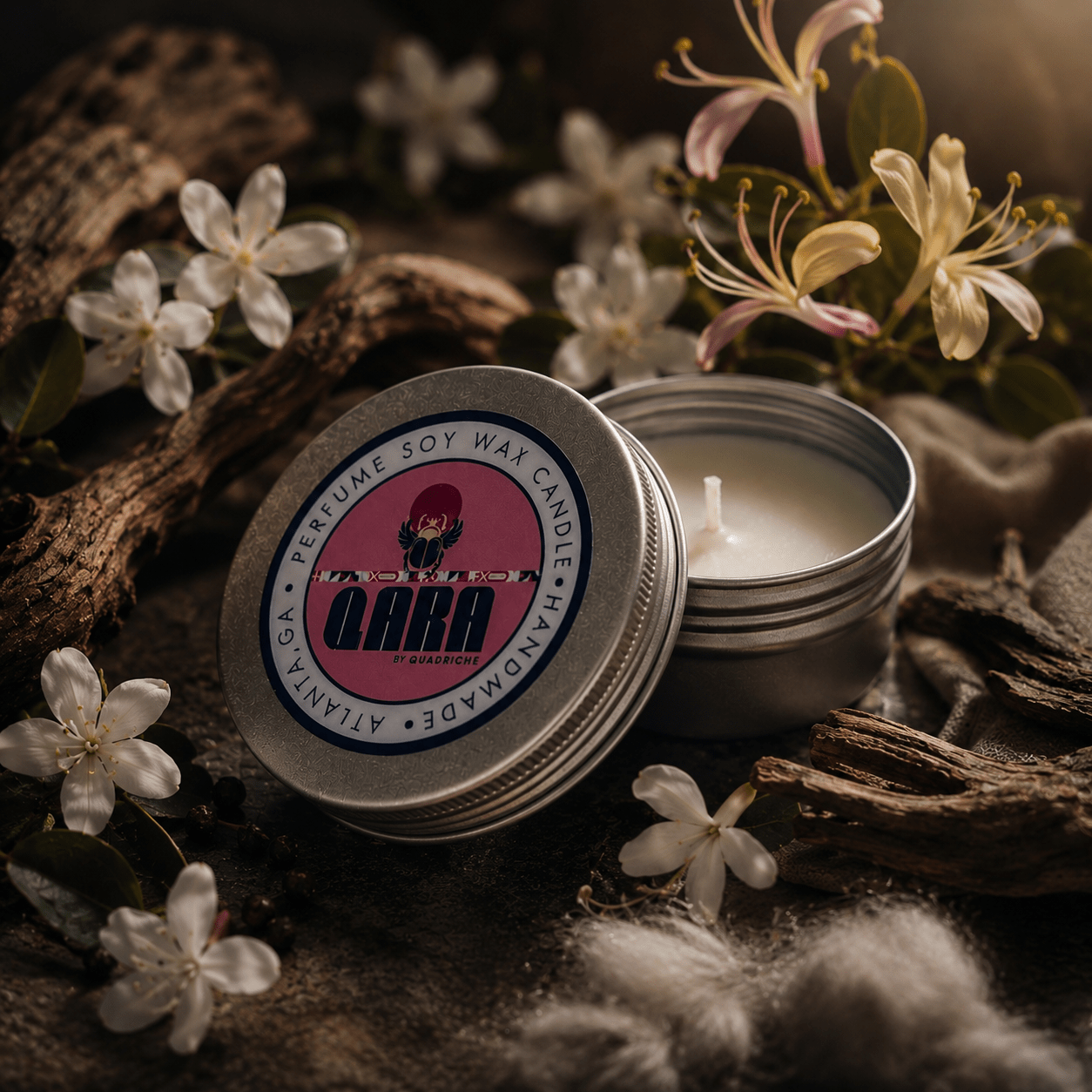 Seventh Bloom Discovery Travel Candle (3oz) - Quadriche - Travel Candle