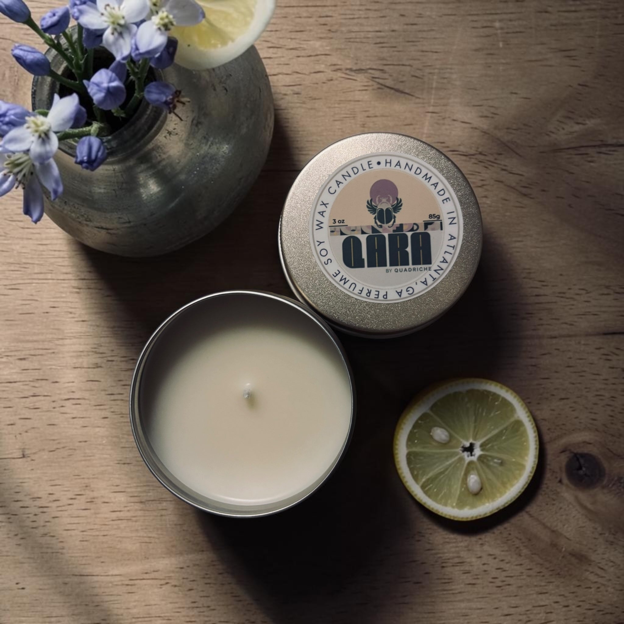 Seventh Bloom Discovery Travel Candle (3oz) - Quadriche - Travel Candle