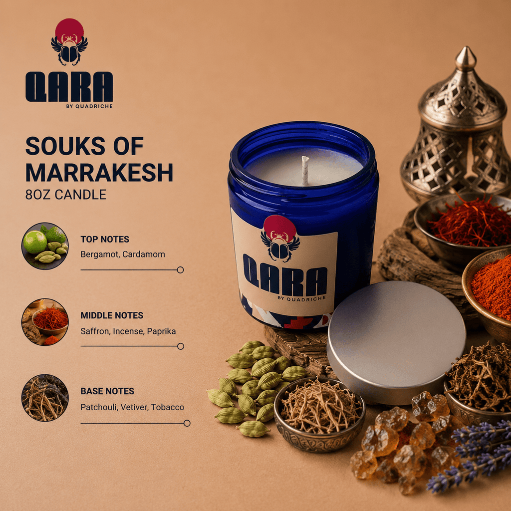 Souks of Marrakesh Bergamot Soy Jar Candle - Quadriche - Candle