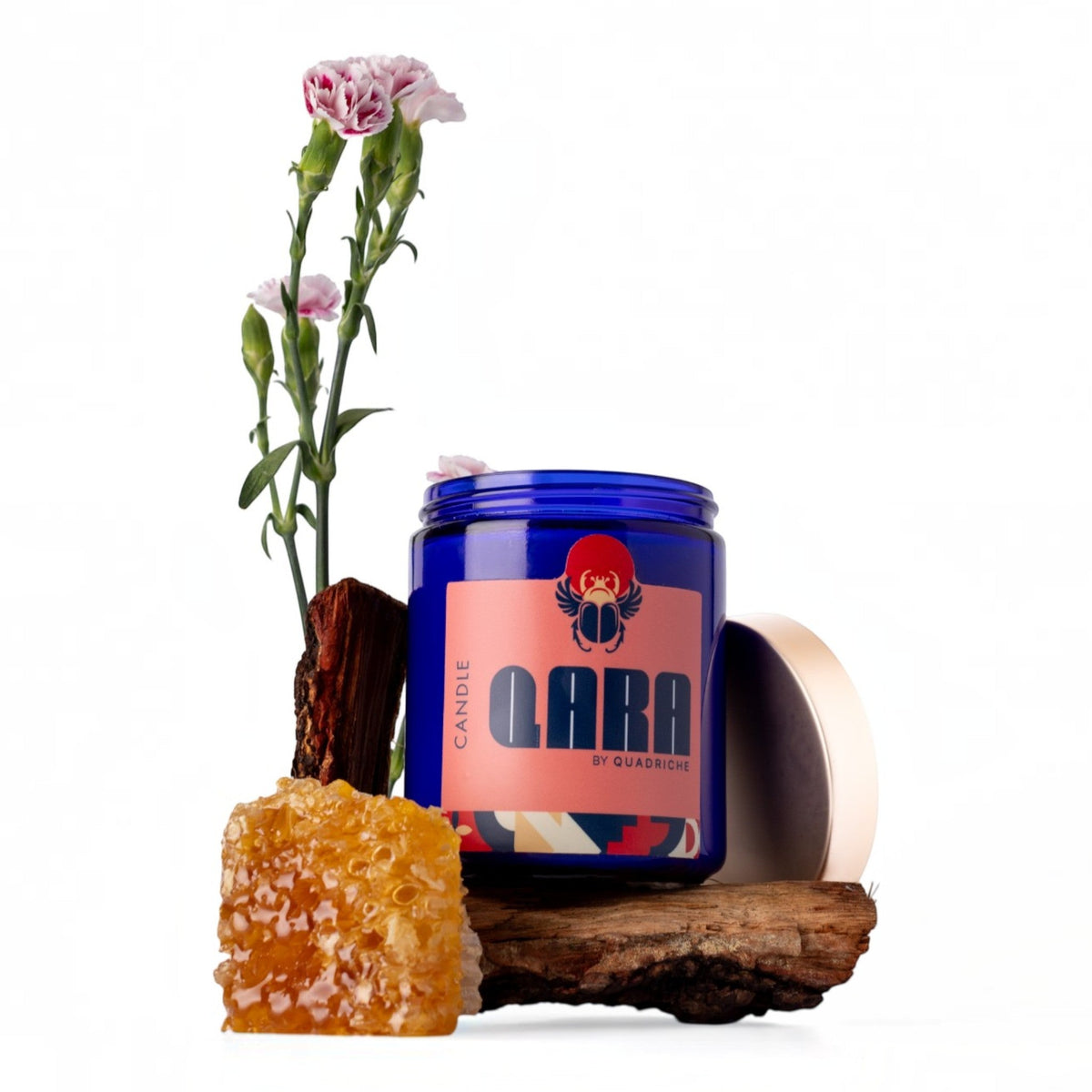 The Seventh Bloom Jasmine Soy Jar Candle - Quadriche - Candle