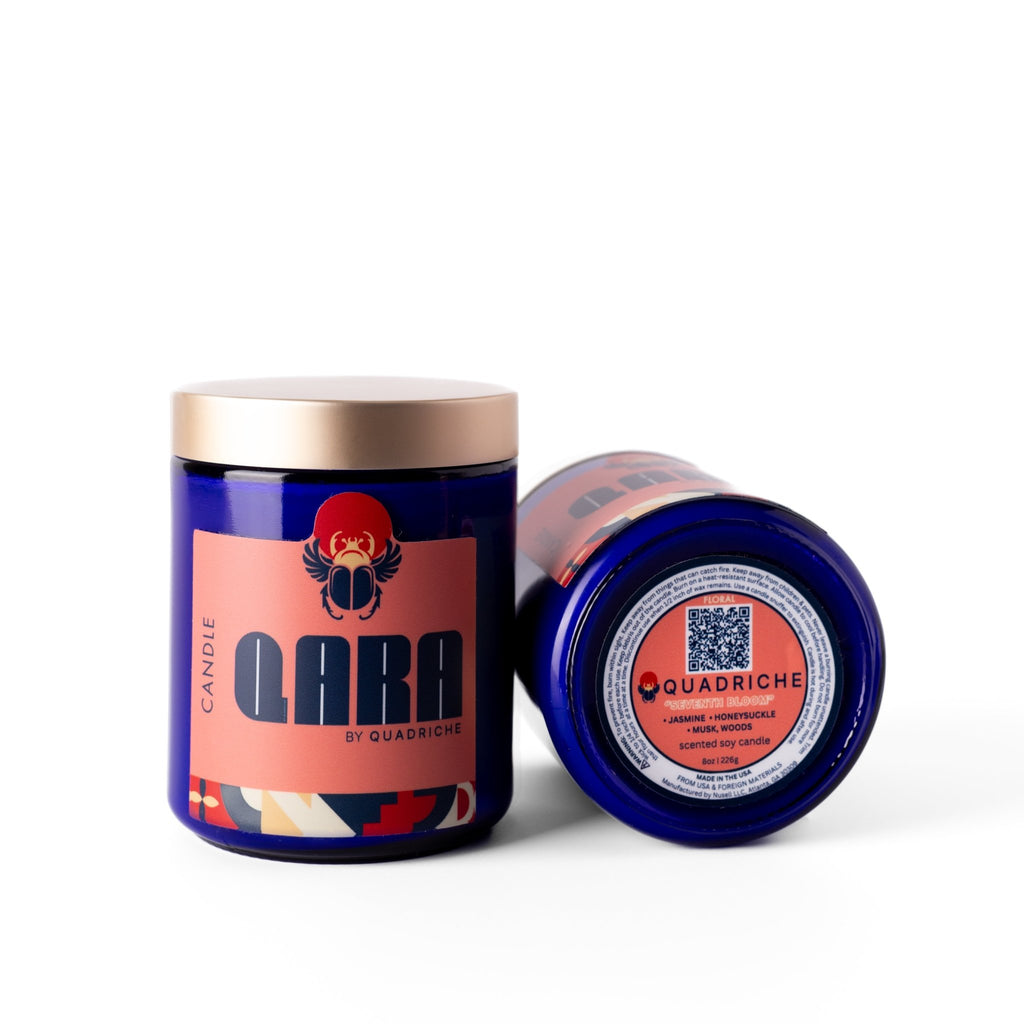 The Seventh Bloom Jasmine Soy Jar Candle - Quadriche - Candle