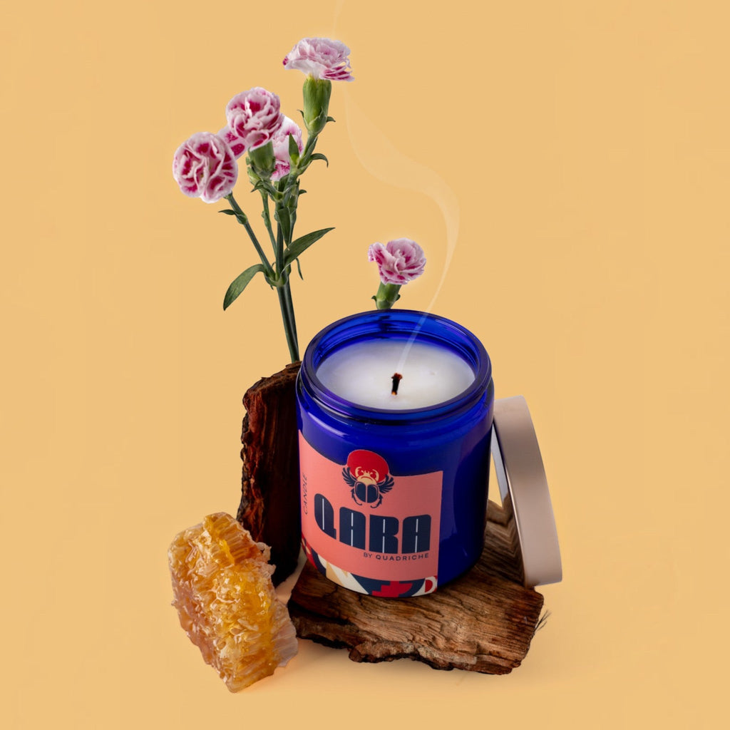 The Seventh Bloom Jasmine Soy Jar Candle - Quadriche - Candle